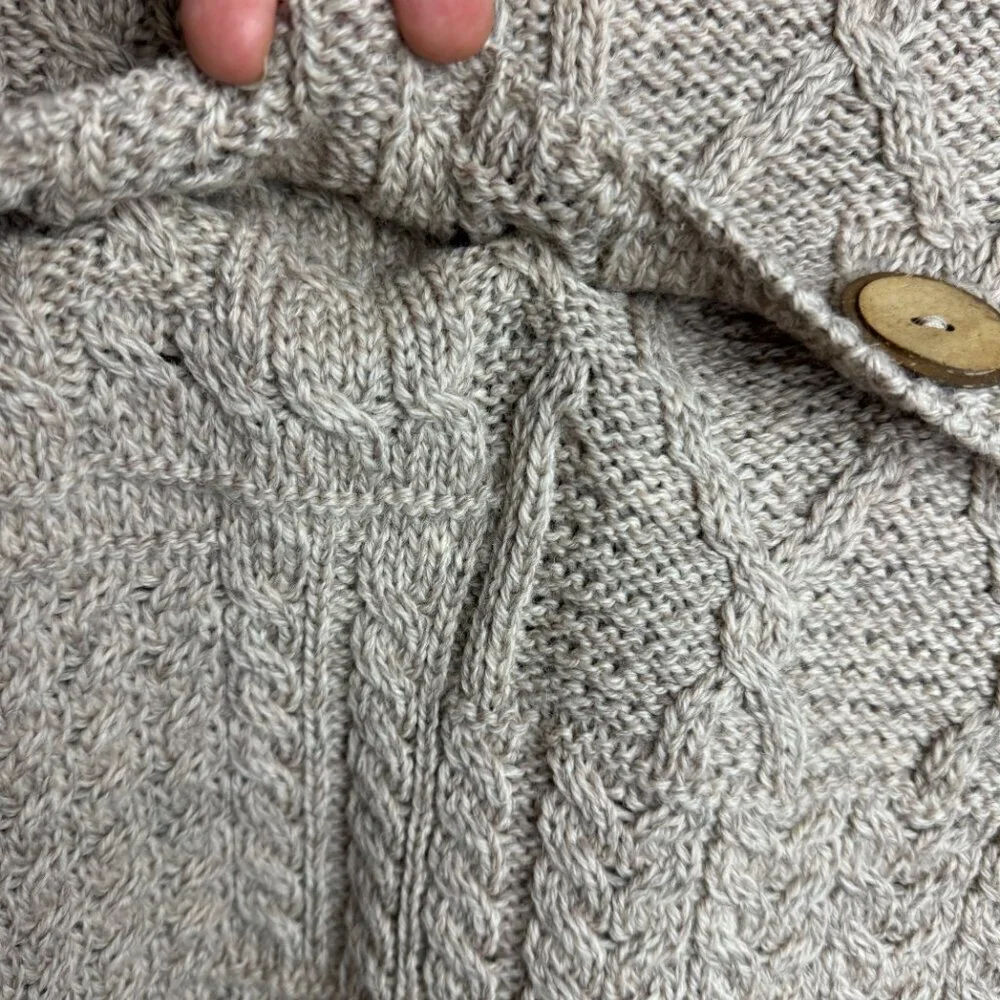 ARAN - Knit Cushion Cover 100% Merino Wool  IRELAND